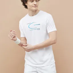 Fame Forever By Lifestyle White Regular Fit Printed T-Shirt image 1