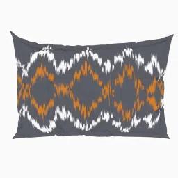 Spaces Geostance Printed Red Cotton Double Bed Sheet with 2 Pillow Covers image 5