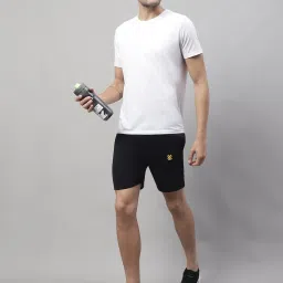 Vimal Jonney Black & Khaki Regular Fit Lounge Shorts - Pack of 2 image 5