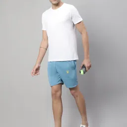 Vimal Jonney Sky Blue & Pink Regular Fit Lounge Shorts - Pack of 2 image 5