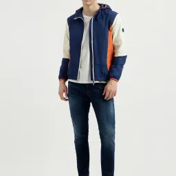 United Colors of Benetton Multicolor Regular Fit Hooded Jacket image 5