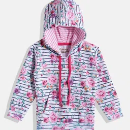 Eteenz Girls Floral Printed Cotton Hooded Sweatshirt-picture-26