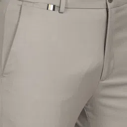 Arrow New York Brown Slim Fit Trousers image 5