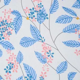 Klotthe Multicolor Cotton Blend 300 TC Double Bedsheet With 2 Pillow Covers image 5