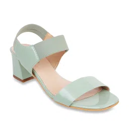 Metro Women's Pista Green Sling Back Sandals image 1