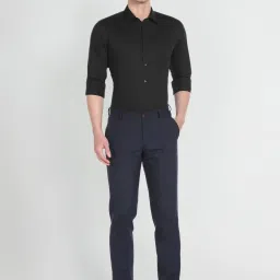 Arrow Black Cotton Regular Fit Shirt image 5