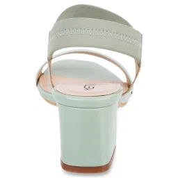 Metro Women's Pista Green Sling Back Sandals image 5