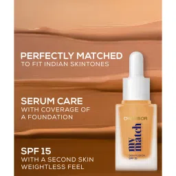 CHAMBOR My Match Skin Fusion SPF 15 Serum Foundation 501 Warm - 20 ml image 4