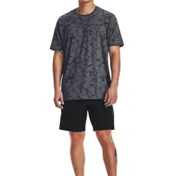 Under Armour Grey Regular Fit Printed Sports T-Shirt image 5