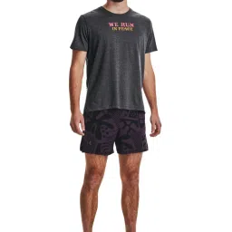 Under Armour Black Slim Fit Printed Sports T-Shirt image 5