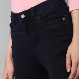 Allen Solly Navy Cotton Mid Rise Jeans image 5