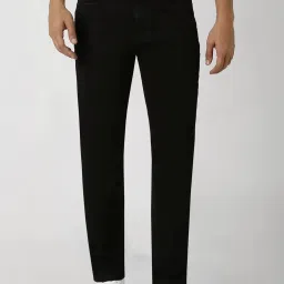 Van Heusen Black Cotton Regular Fit Jeans image 1