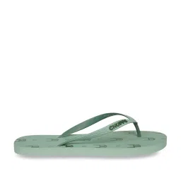 Chupps Women's Green Flip Flops image 1