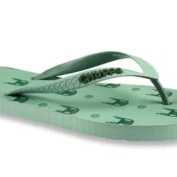 Chupps Women's Green Flip Flops image 4