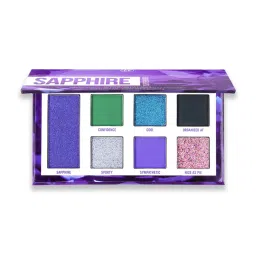 BH Cosmetics 7 Color Shadow Palette Sapphire for September - 9 gm image 1