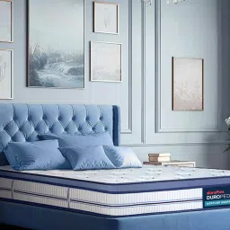 Duroflex Posture Perfect White Foam Doctor Recommended King Size Mattress With Euro Top image 1