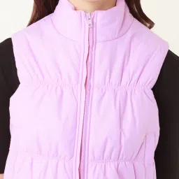 zink london zink Z Light Purple Cropped Jacket image 5