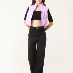 zink london zink Z Light Purple Cropped Jacket image 4