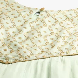 shades of faashion SHADES Green Chikankari A Line Kurta image 5