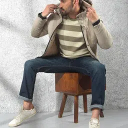 Crimsoune Club Beige Regular Fit Jacket image 3