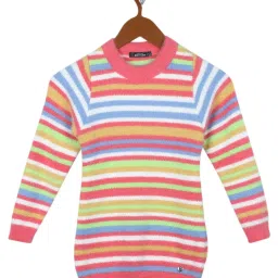 Monte Carlo Kids Multicolor Self Design Full Sleeves Top image 1