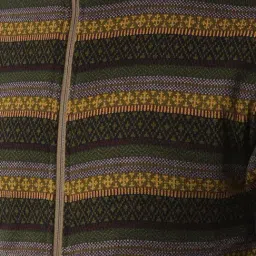 Crimsoune Club Green Regular Fit Geometric Print Jacket image 5