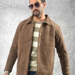 Crimsoune Club Brown Regular Fit Jacket image 1