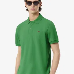 Lacoste Men Polo Collar Extended Sleeves Applique T-shirt-picture-26
