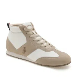 U.S. Polo Assn. Men's Beige Ankle High Sneakers image 2
