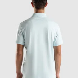 Calvin Klein Jeans Men Solid Polo Collar Pure Cotton T-shirt image 5