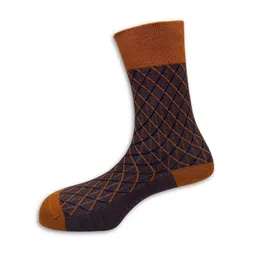 The Tie Hub Men Patterned Cotton Calf Length Socks image 4