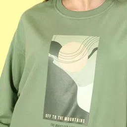 The Roadster Life Co. Printed Hello Monsoon Hyper Graphics Sweatshirt image 5