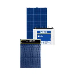 Luminous 3 Kva Inverter, 200 Ah Battery & 550 W Solar Panel Combo, SVPRO3KVA-36V1N-B200H3N-550W-3N image 1