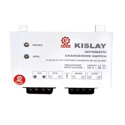 KISLAY Heavy Duty Auto On-Load Changeover Switch 1 Phase 2NO+2NC 320 A without Ignition, 320 KSPA image 1