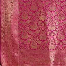 Anouk Rustic Art Silk Zari Kanjivaram Saree With Unstitched Blouse Piece image 4