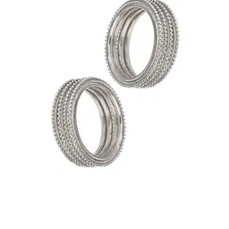 Sangria Set of 8 Oxidized Beaded Bangles image 4