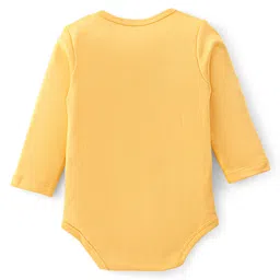 Babyhug Disney Interlock Knit Full Sleeves Onesies with Winnie The Pooh Graphic Pack of 3 - Multicolor image 3