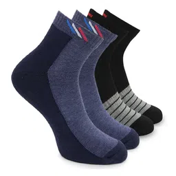 BAESD Pack Of 2 Patterned  Cotton Ankle-Length Socks image 2