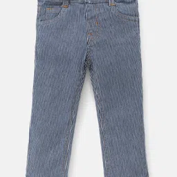 ToffyHouse Full Sleeves T-Shirt Solid with Striped Trouser & Waistcoat & Bow- Grey & Pink image 4