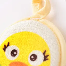 fab n funky Bath Sponge Penguin Print - Yellow image 4