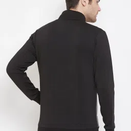 Crimsoune Club Black Slim Fit Self Pattern Sweatshirt image 2