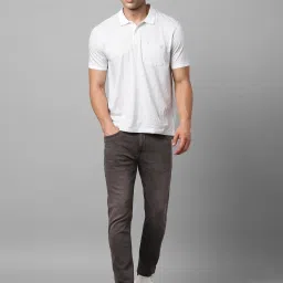 Louis Philippe Jeans Brown Regular Fit Jeans image 5