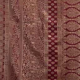 KALINI Ethnic Motifs Woven Design Zari Banarasi Saree image 3