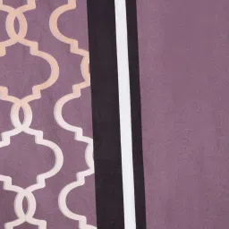 Klotthe Printed Multicolor 300 TC Cotton Blend Double Bed Sheet with 2 Pillow Covers image 5