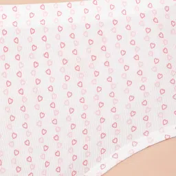 Clovia White Printed Hipster Panty image 5