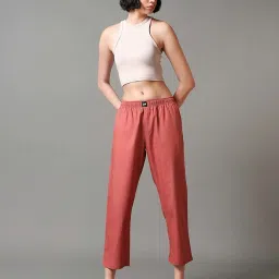 Bewakoof Orange Regular Fit Pyjamas image 5