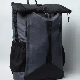Jack & Jones Grey Colour Block 15 inch One Size Backpack image 3