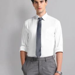 Ad By Arvind White Regular Fit Shirt-picture-16