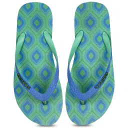 Chupps Women's Blue Flip Flops image 3