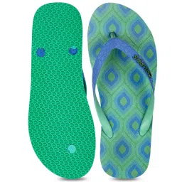 Chupps Women's Blue Flip Flops image 5